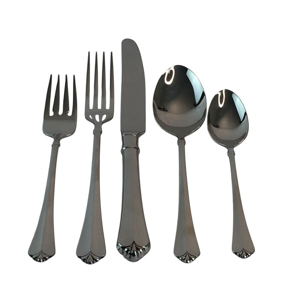 Oneida Juilliard Heirloom Stainless Flatware 5 Pc Place Setting Fork Knife Spoon